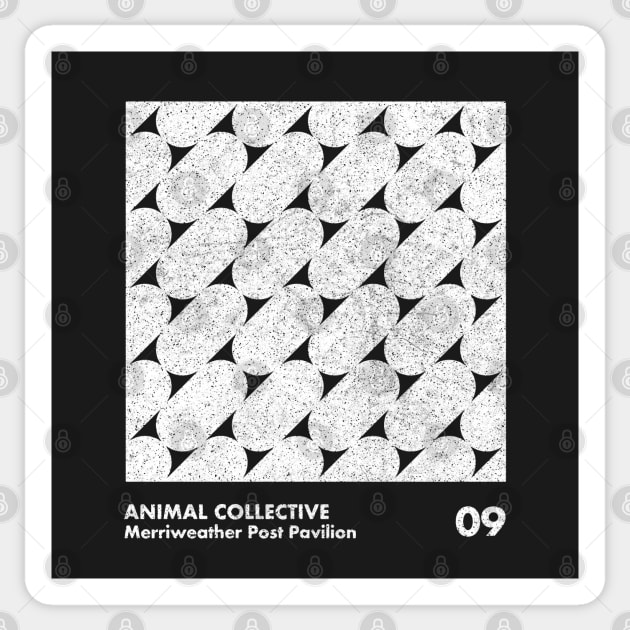 Animal Collective / Minimal Graphic Design Tribute Sticker by saudade